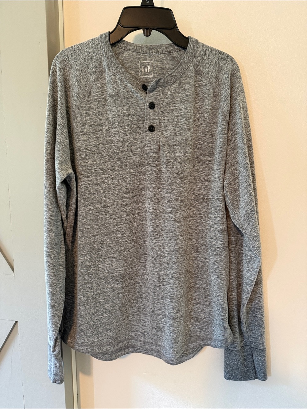 Gap long sleeve Henley shirt
